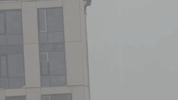 #viral | Fearless Industrial Climber Pushes on Through Raging Blizzard in Moscow - Sputnik Africa