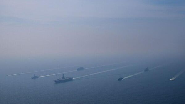 US Reportedly Gathers 'Armada' of 16 Warships, 40,000 Troops in Middle East - Sputnik Africa