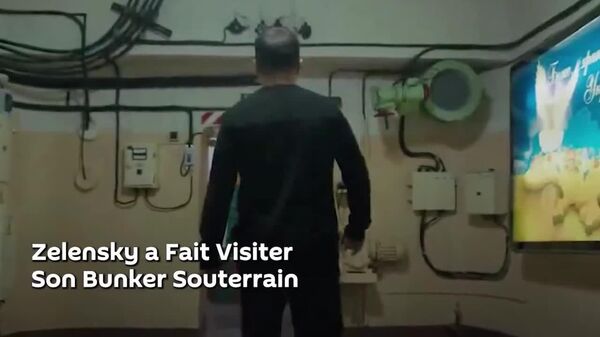 Zelensky a fait visiter le bunker à Kiev où il s'était réfugié pendant deux ans - Sputnik Afrique