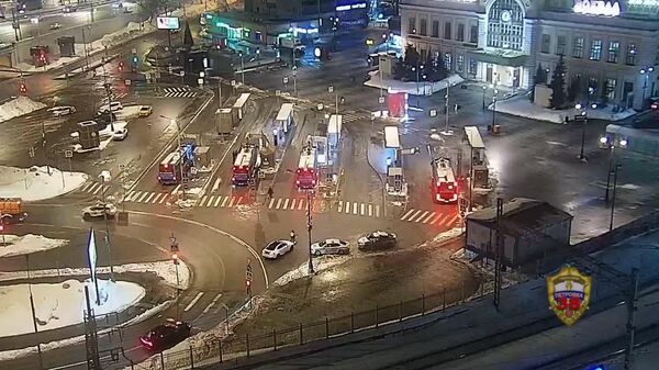 Russian Interior Ministry Releases Footage of Tuesday's Explosion at Moscow Railway Station - Sputnik Africa