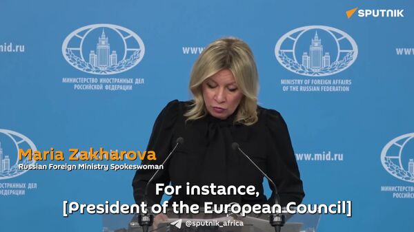 'Sit Under the Table and Keep Quiet': Russian MFA Spox on EU Dismissal From Ukraine Talks - Sputnik Africa