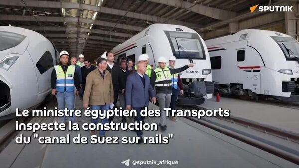 L'Égypte accélère la construction d'un Canal de Suez sur rails - Sputnik Afrique