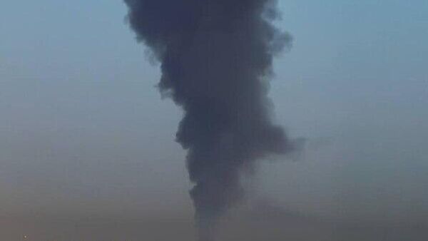 La base américaine d'Erbil en feu après une attaque - Sputnik Afrique