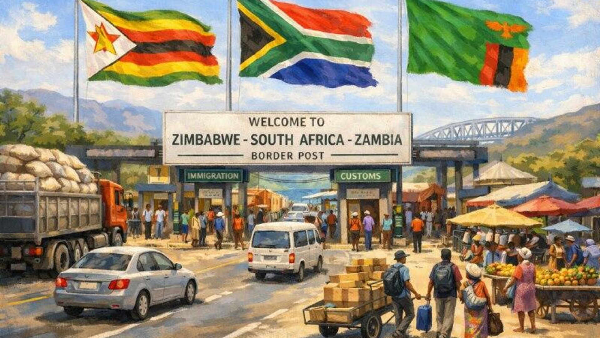 Zimbabwe, South Africa & Zambia Sign Agreements to Boost Connectivity & Cross-Border Movement Zimbabwe, South Africa & Zambia Sign Agreements to Boost Connectivity & Cross-Border Movement - Sputnik Africa, 1920, 02.03.2026
