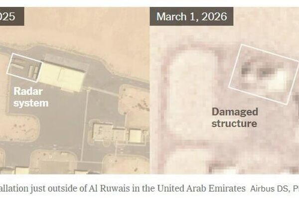 Iranian Strikes Damage Multiple US Radar Sites for Missile Defense Across Middle East: Western Media Report, Citing Satellite Imagery - Sputnik Africa