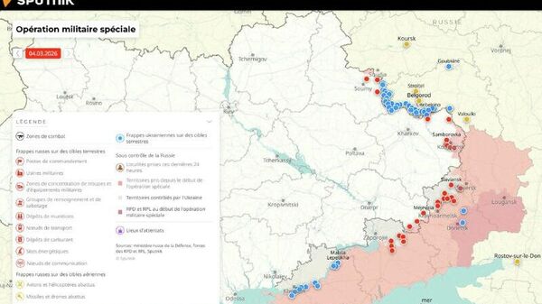 Situation dans la zone de l'opération militaire spéciale russe au 4 mars - Sputnik Afrique