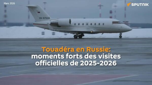 Moments forts des visites officielles du Président centrafricain Touadéra en Russie en 2025 et 2026 - Sputnik Afrique