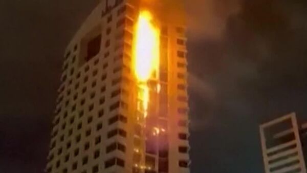 Une attaque de drones iraniens provoque un incendie au Koweït - Sputnik Afrique