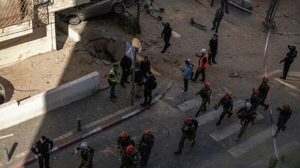 Destructions dans la région de Tel-Aviv - Sputnik Afrique