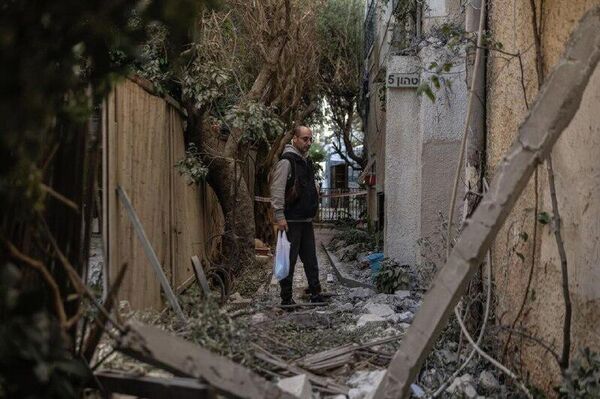 Destructions dans la région de Tel-Aviv - Sputnik Afrique