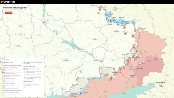 Situation dans la zone de l'opération militaire spéciale russe au 9 mars - Sputnik Afrique