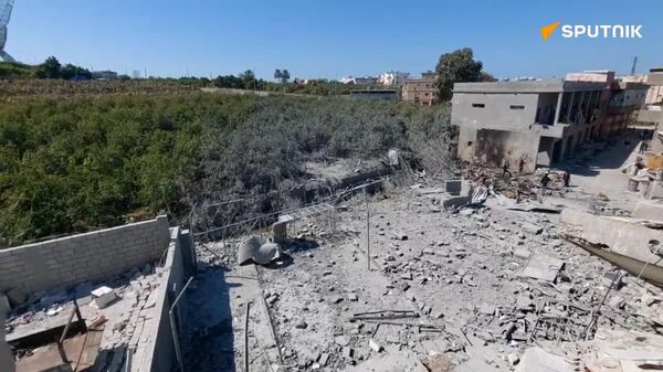 L'armée de l'air israélienne poursuit ses frappes au Sud-Liban, détruisant des infrastructures - Sputnik Afrique