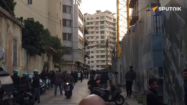Une frappe israélienne touche un bâtiment à Beyrouth - Sputnik Afrique