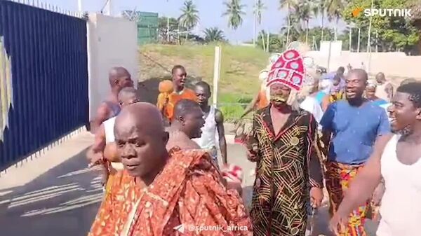 Historic Moment for Côte d'Ivoire's Cultural Heritage: Talking Drum Djidji Ayokwè Returns Home - Sputnik Africa