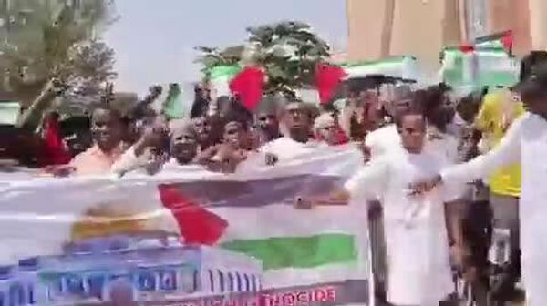 Manifestation de soutien à l’Iran par les musulmans nigérians - Sputnik Afrique