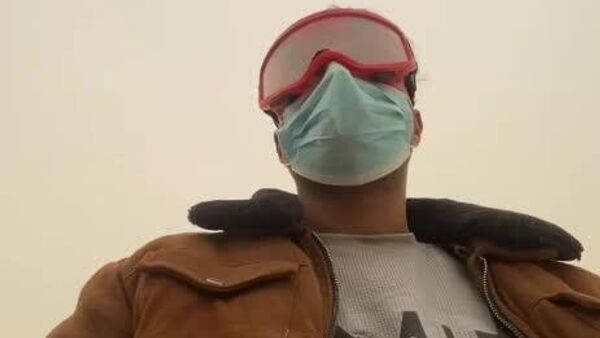 #viral | Massive Dust Storm Hits Gaza Strip, Leaving Children, Whose Tents Already Half-Destroyed, Without Last Shelter - Sputnik Africa