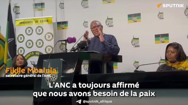 Cette guerre est irrationnelle, nous avons besoin de paix: le secrétaire général de l'ANC sur l'Iran - Sputnik Afrique