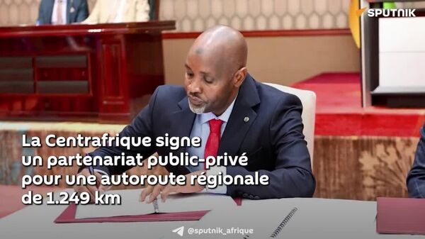 La Centrafrique signe un partenariat public-privé pour une autoroute régionale de 1 - Sputnik Afrique