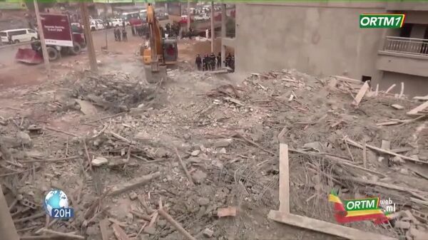 Un bâtiment s'effondre à Bamako, de nombreux ouvriers sous les décombres - Sputnik Afrique