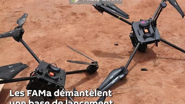 Au Mali, les FAMa démantèlent une base de lancement de drones kamikazes - Sputnik Afrique