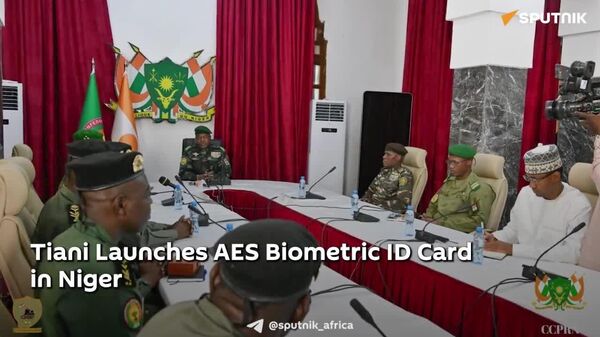 Nigerien Leader Launches AES Biometric Identity Card: Statement - Sputnik Africa