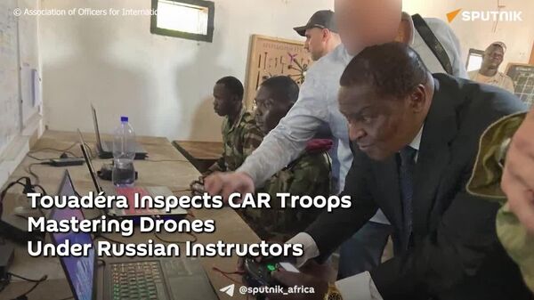 CAR's President Inspects Drone Combat Training Led by Russian Specialists: Military Organization - Sputnik Africa