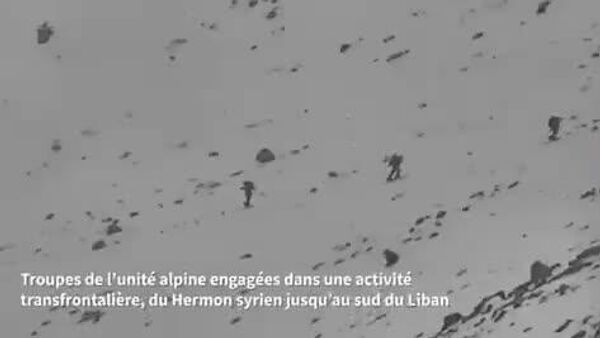 Des soldats israéliens interviennent en montagne, près des frontières syriennes et libanaises - Sputnik Afrique