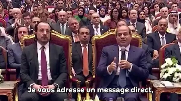 Le Président égyptien el-Sisi à Trump: - Sputnik Afrique