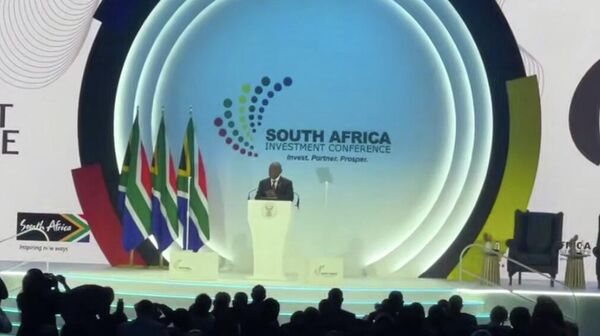 SA President Ramaphosa Addresses Delegates at 6th South Africa Investment Conference  - Sputnik Africa