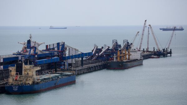 Une infrastructure portuaire en Russie (archive photo) - Sputnik Afrique