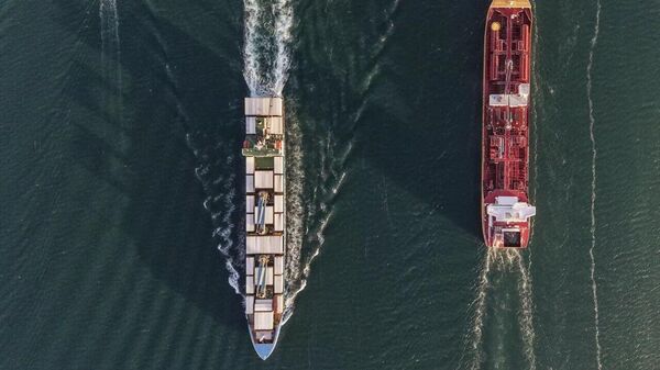 Des navires cargos (images d'illustration) - Sputnik Afrique