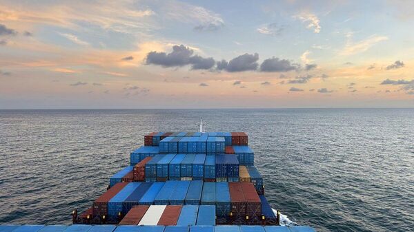 Un navire cargo (image d'ullustration) - Sputnik Afrique