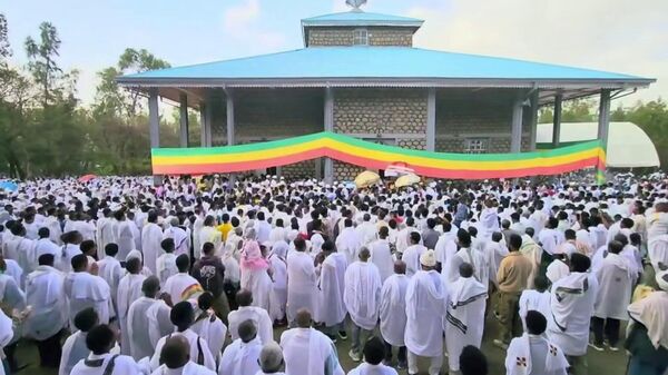 Le dimanche des Rameaux célébré en Éthiopie - Sputnik Afrique