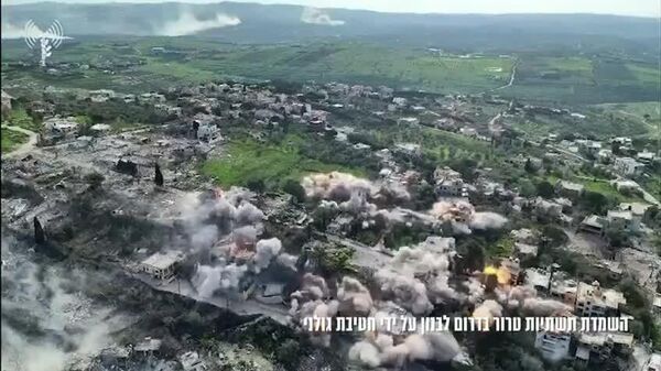 Israël continue de détruire des quartiers entiers dans le sud du Liban - Sputnik Afrique