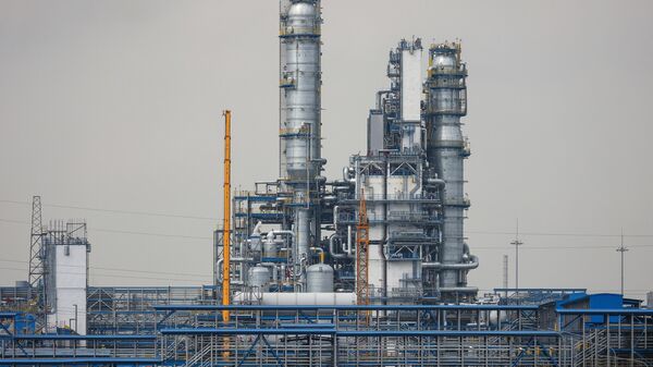 Gazprom's Amur Gas Processing Plant, that extracts methane-associated gases from natural gas, as well as helium. - Sputnik Africa