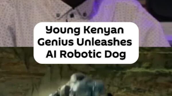 Young Kenyan Genius Unleashes AI Robotic Dog—Built From Bike Parts & Local Scrap - Sputnik Africa