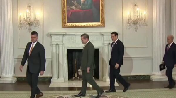 Lebanon, Israel Agree to Launch Direct Negotiations After Historic Washington Talks: Joint Statement Lebanon, Israel Agree to Launch Direct Negotiations After Historic Washington Talks: Joint Statement - Sputnik Africa