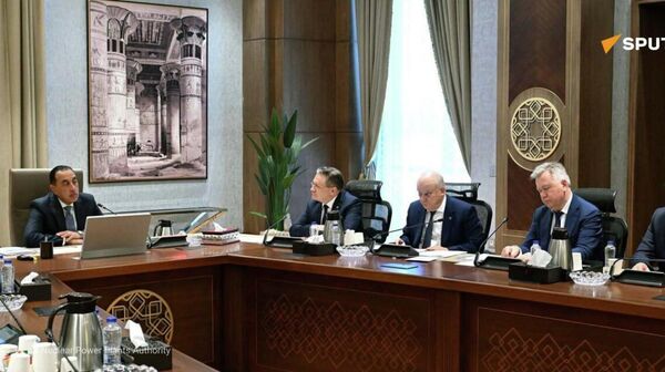 Le Premier ministre  égyptien rencontre le patron du groupe nucléaire russe Rosatom Alexeï Likhatchev - Sputnik Afrique