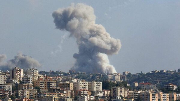 Liban frappé par Israël, image d'illustration - Sputnik Afrique