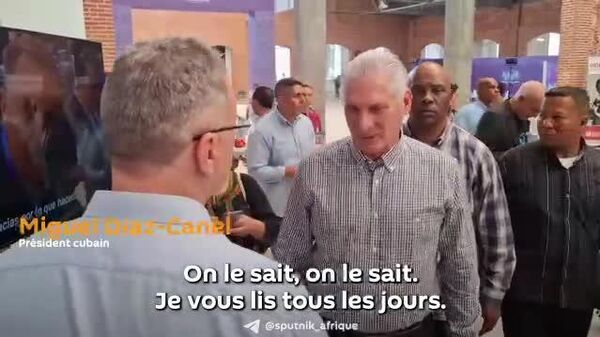 Le Président cubain avoue lire Sputnik quotidiennement - Sputnik Afrique