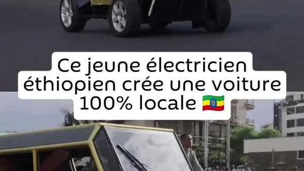 Construire une voiture tout confort avec des matériaux locaux? Ce jeune Éthiopien a relevé le défi - Sputnik Afrique