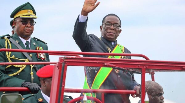 Président du Zimbabwe Emmerson Mnangagwa - Sputnik Afrique