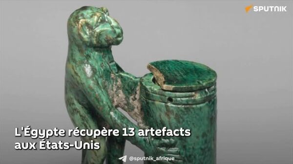 L’Égypte s'est vu restituer 13 objets antiques conservés aux États-Unis - ministère du Tourisme - Sputnik Afrique