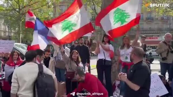 Fin du soutien à Israël = Justice pour le Liban: des centaines de personnes dans la rue à Paris - Sputnik Afrique