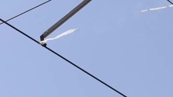 #viral | Chinese Rail Workers Zap Kites & Bags Off Power Lines With Remote Heat Beam - Sputnik Africa