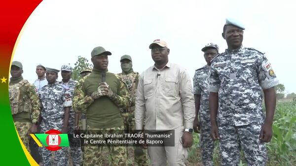 Ibrahim Traoré plaide pour une prison humaine lors de sa première visite dans un centre carcéral - Sputnik Afrique