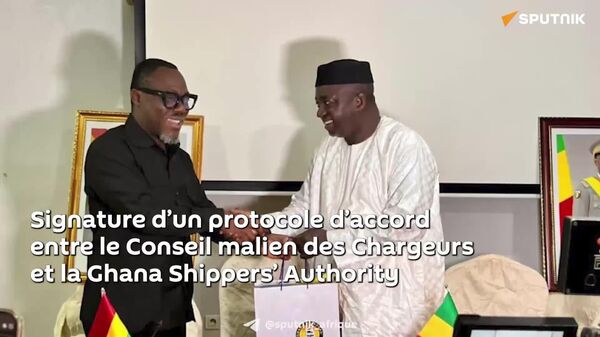 Le Ghana et le Mali signent un accord pour améliorer le transit commercial au Sahel - Sputnik Afrique