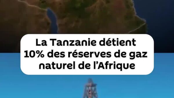 La Tanzanie détient 10 % des réserves de gaz naturel de l'Afrique - Sputnik Afrique