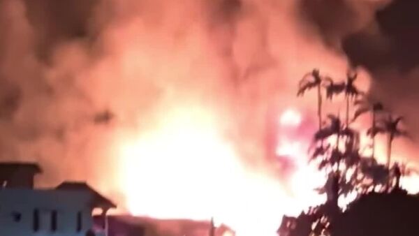 #viral | Massive Fire Engulfs Wood Factory in Yilan County, Taiwan - Sputnik Africa