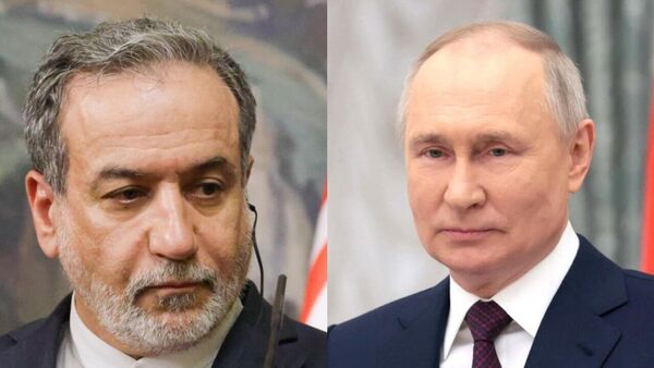 Araghchi et Poutine - Sputnik Afrique